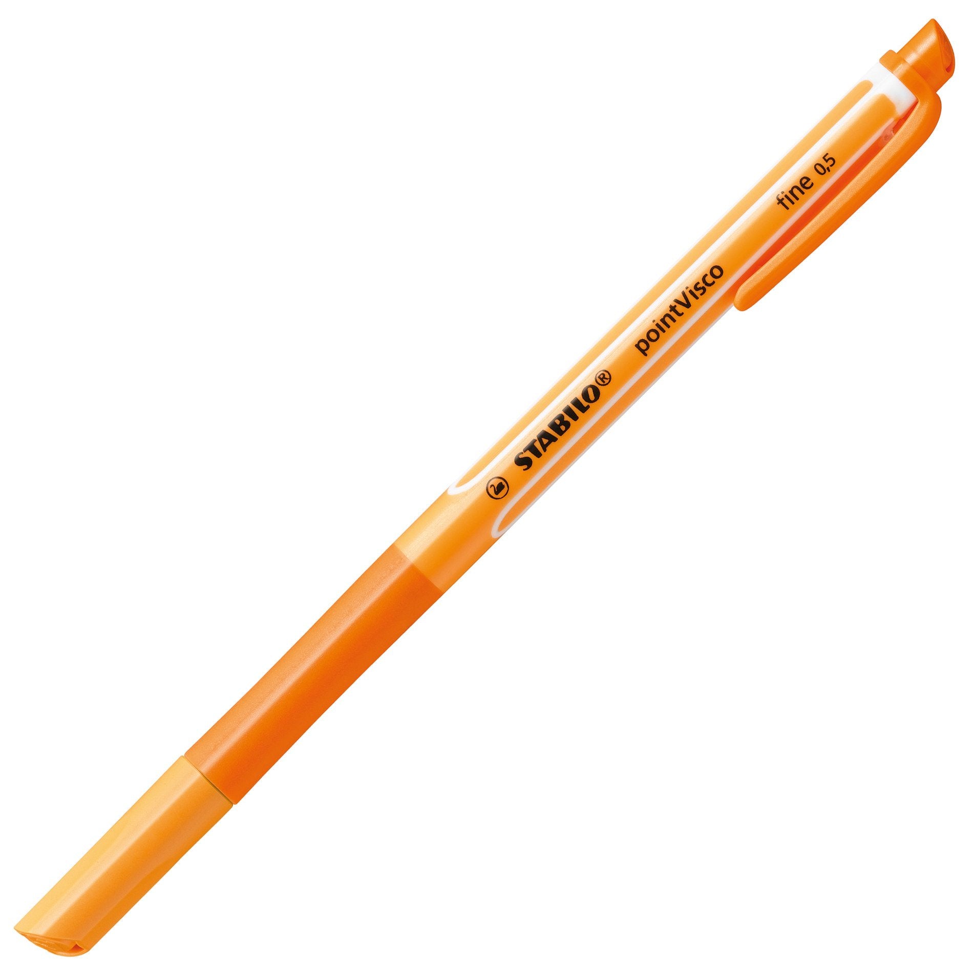 STABILO pointVisco Gelschreiber – orange, Kappe
