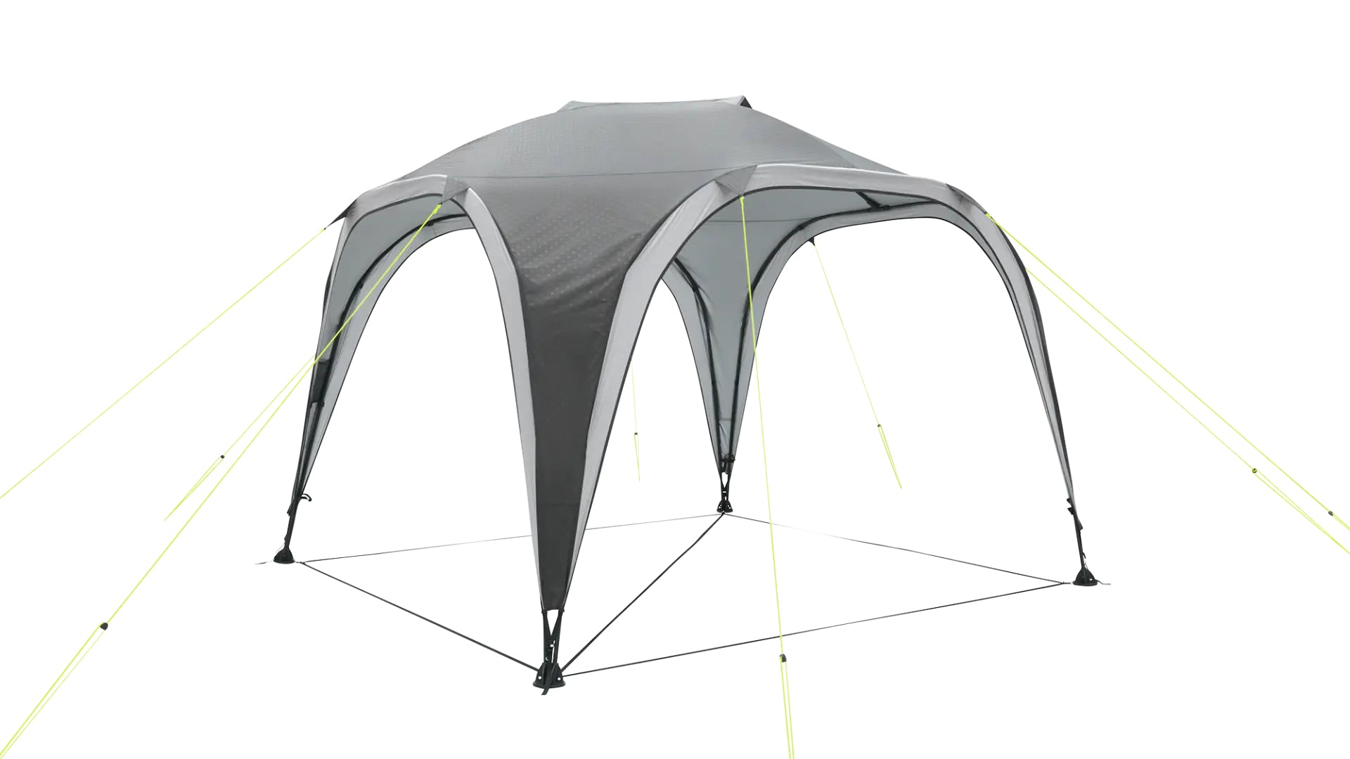 Outwell Stellwand – 3000 × 2350 mm, Polyester, Grau, UV-Schutz