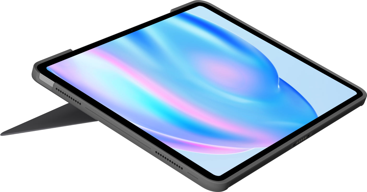 Logitech Combo Touch Tablet- & Notebook-Tasche – für iPad Air 13″, Grau