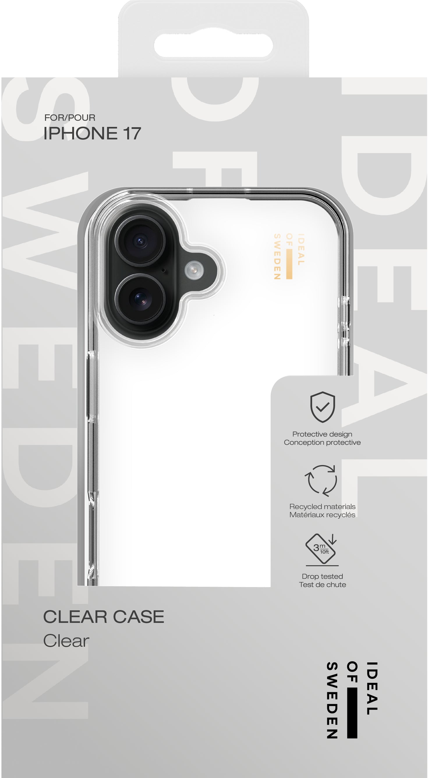 Ideal of Sweden – Backcover – für Apple iPhone 17 – transparent – TPU, MagSafe-kompatibel