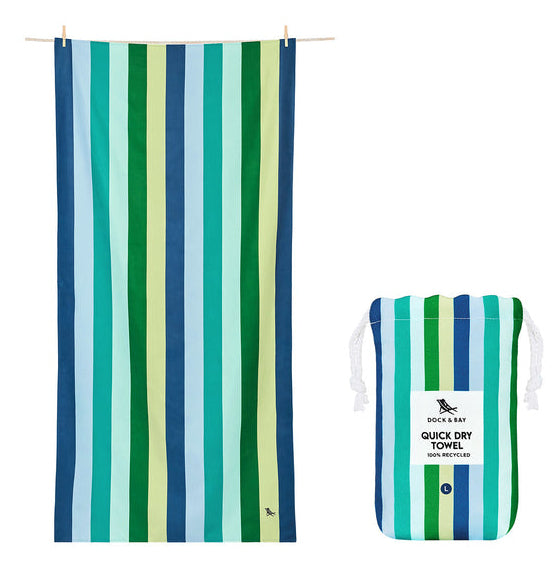 Dock & Bay Summer XL Wohndecke – Polyester, Mehrfarbig – 90 × 200 cm