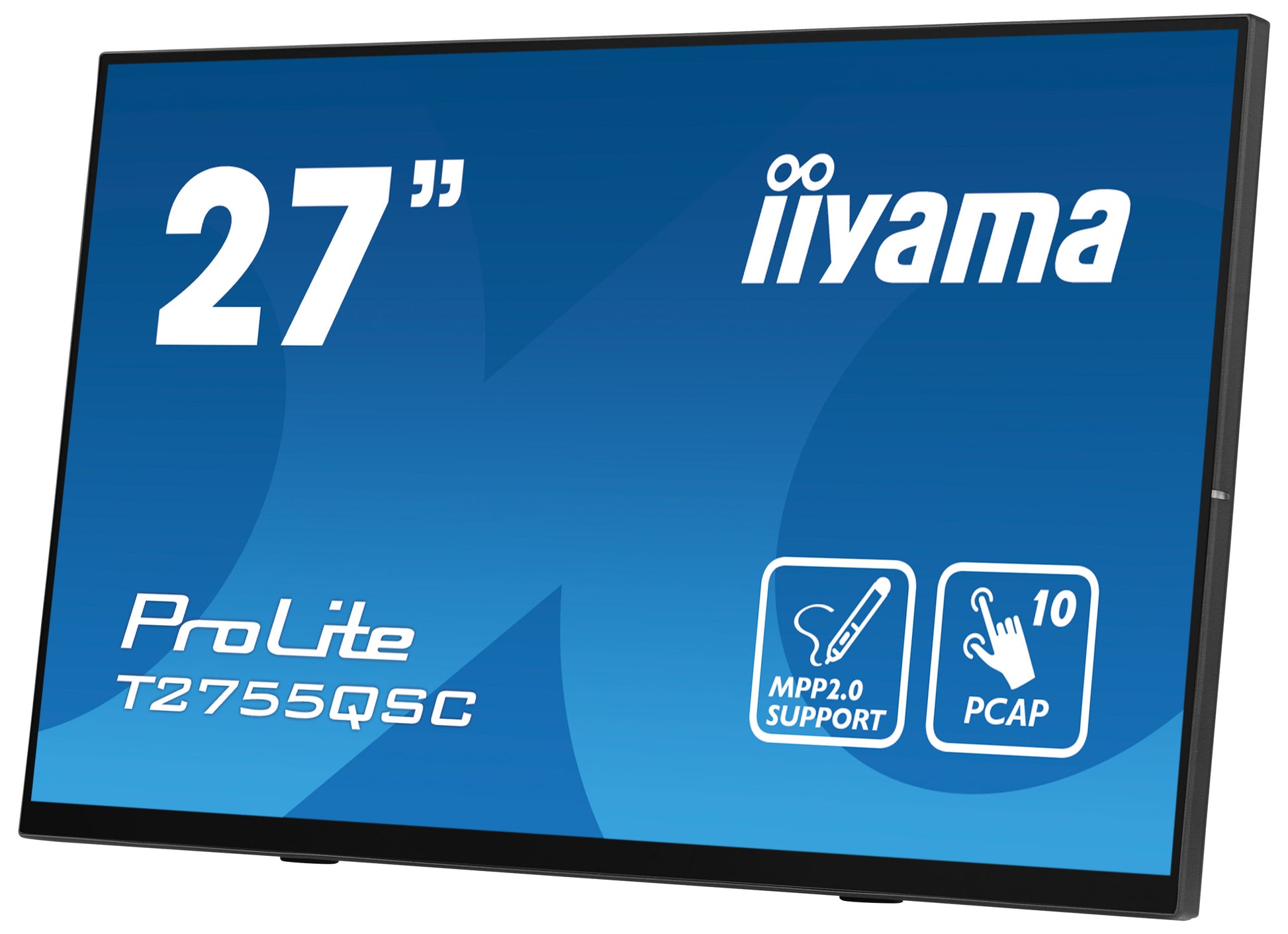 iiyama ProLite T2755QSC-B1 – Touch-Monitor 27" – 2560 × 1440, IPS, PCAP 10-Punkt, HDMI/DP/USB-C
