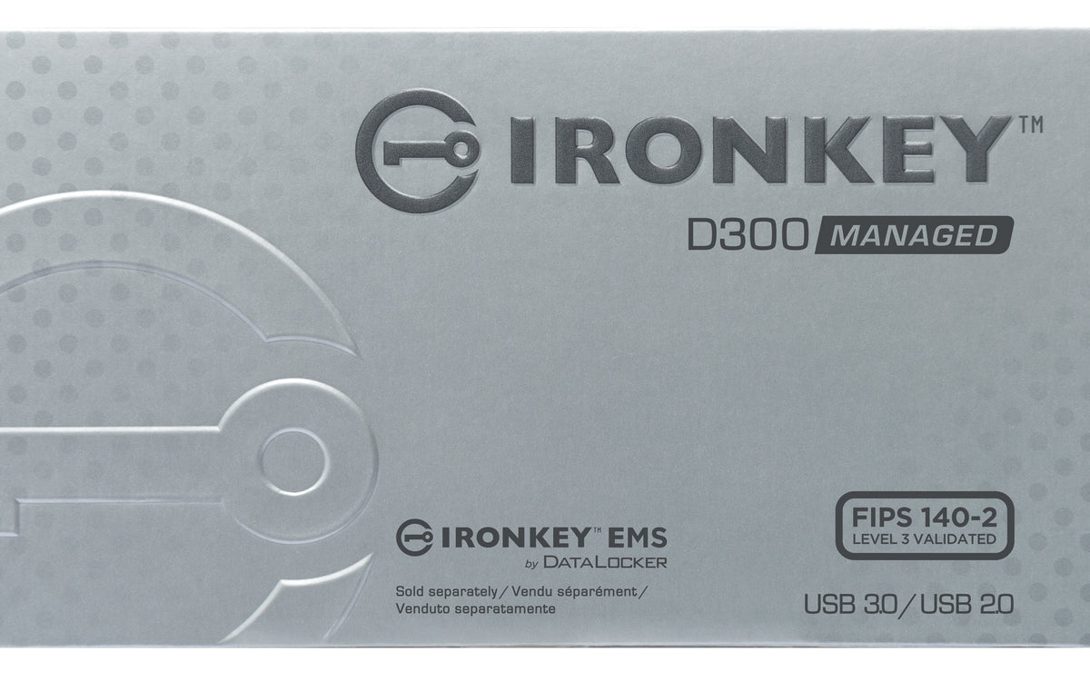 Kingston Technology Kingston IronKey D300M – 16 GB, USB‑A (USB 3.2 Gen1), FIPS 140-2, IPX8