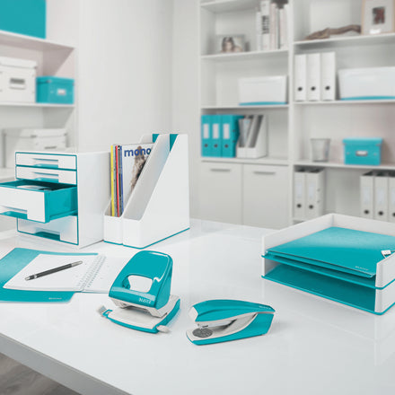 Leitz Briefkorb – Kunststoff, Blau, Weiss