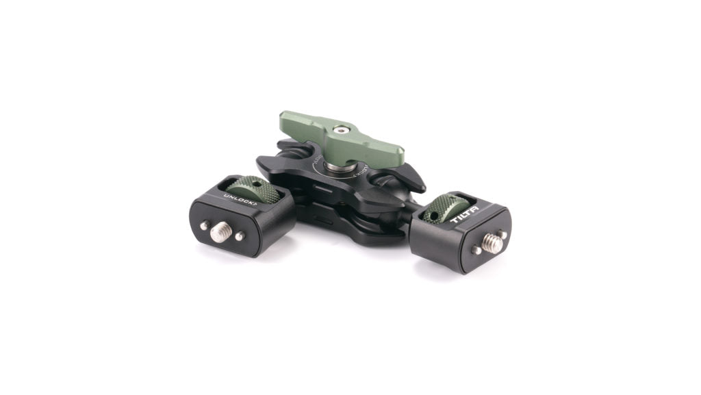Tilta Mini Gelenkarm Montagearm – 1/4" Gewinde, Aluminium/Edelstahl, Schwarz – 63,3 × 74,9 mm, 151 g
