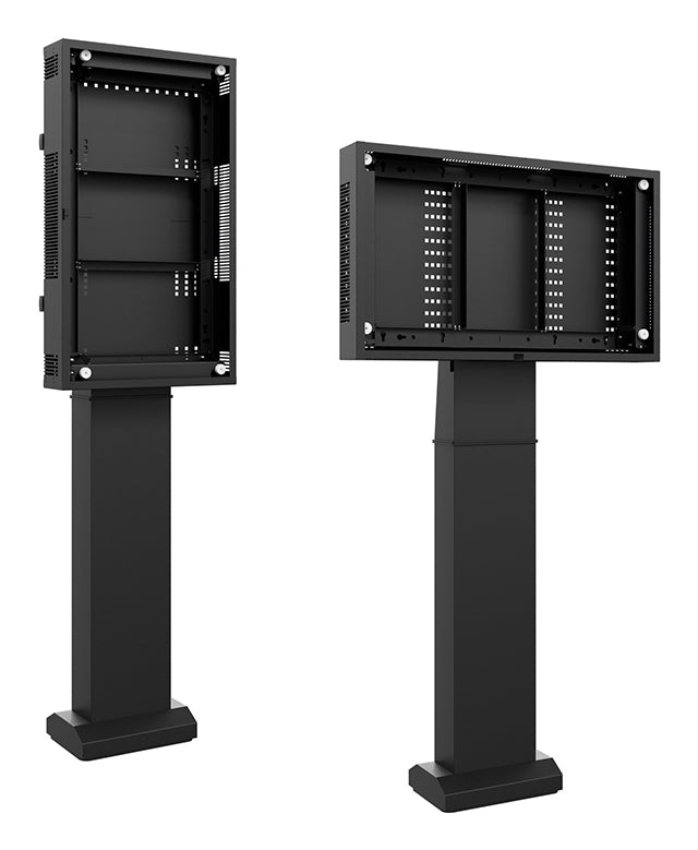Hagor Digital Signage Stand für 46" Displays – für Samsung OH46 Serie – Hoch-/Querformat – Schwarz