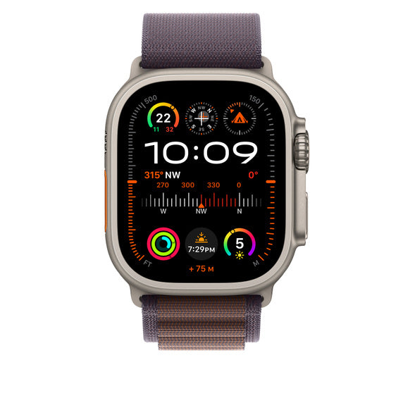 Apple Alpine Loop – Armband – für Apple Watch 49 mm, Indigo, L