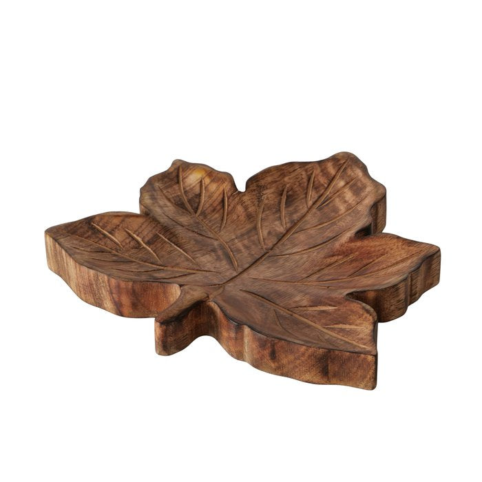 Boltze Schale Mapla – 2,8 × 21,7 × 20,3 cm, Holz, Braun