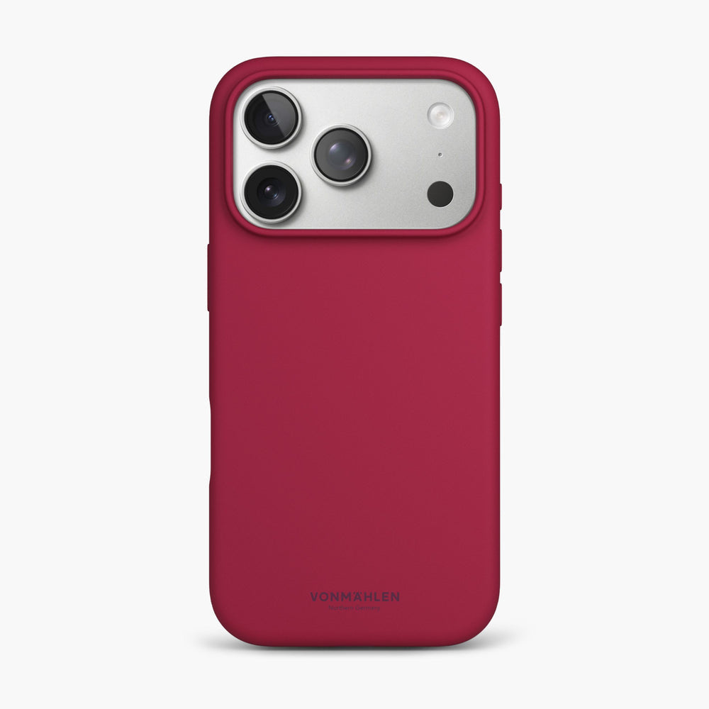 Vonmählen Backcover – für Apple iPhone 17 Pro – rot – Silikon – MagSafe-kompatibel