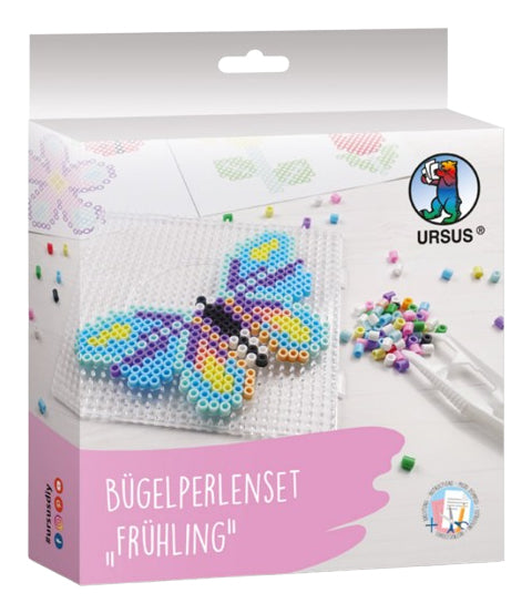 URSUS Frühling – Bügelperlen-Set – 2000 Perlen – Motivgrössen 5,5 × 4,5 cm bis 14,5 × 8,7 cm
