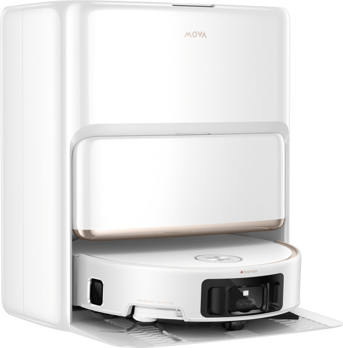 Mova Saugroboter Z60 Ultra Roller Complete RLZ83CE-1-WH, mit Absaugstation, mit Wischfunktion – 28000 Pa