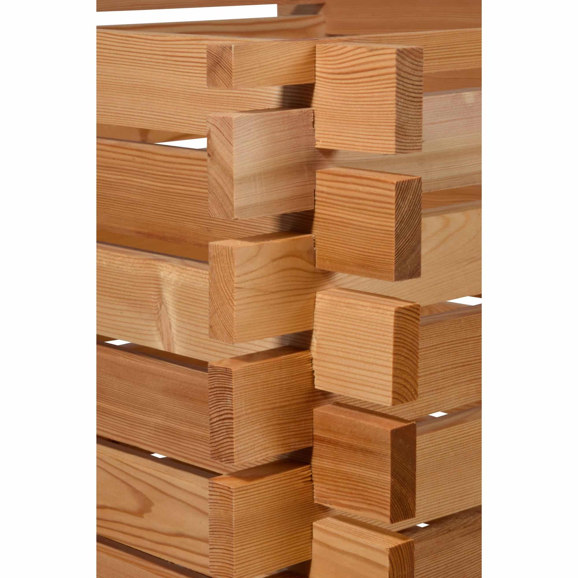 Dobar Abfalleinsatz Komposter Lärchi – 420 l, Holz, B 790 × T 790 × H 790 mm