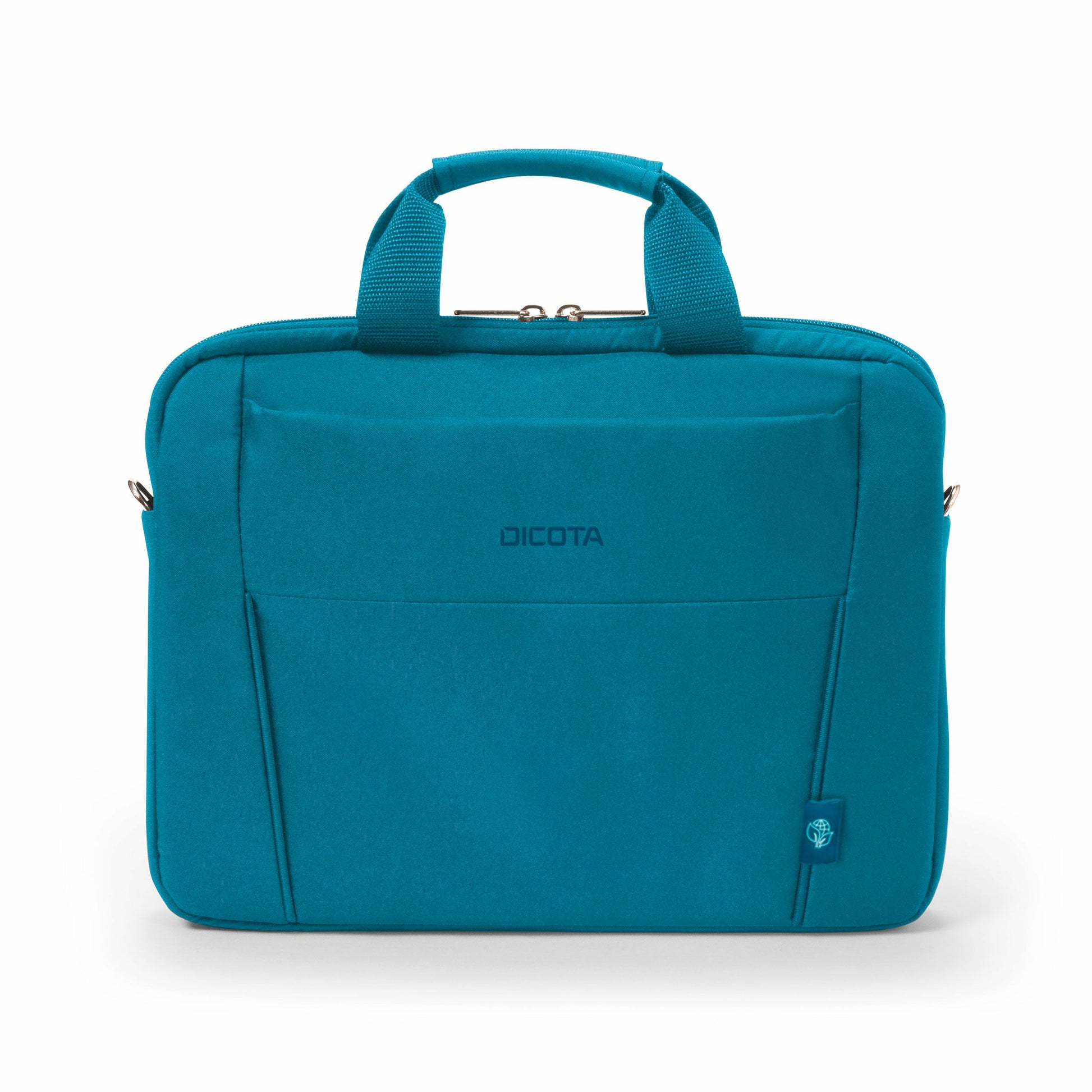 DICOTA Notebook-Tasche bis 14,1" – Handgriff, abnehmbarer Schultergurt – Blau