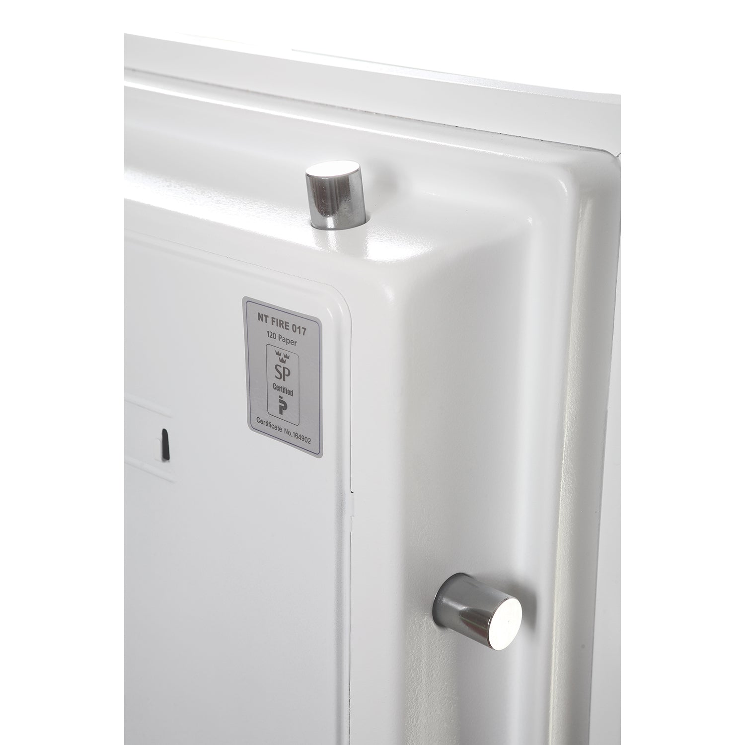 Phoenix Safe Co. Phoenix Sicherheitsschrank DATACOMBI DS2504E – Elektronikschloss – 63,0 l – Feuerschutz 120 min – Weiss
