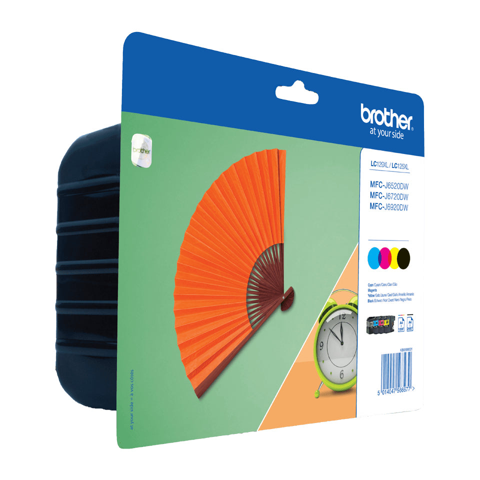 Brother Tintenpatronen-Multipack CMYK, 4er-Pack – für Inkjetdrucker und Multifunktionsgeräte