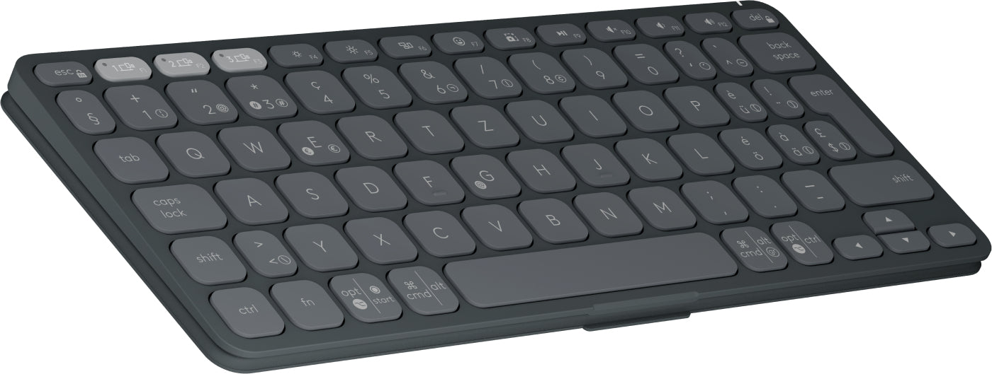Logitech KEYS-TO-GO 2 – Tastatur, kabellos (Bluetooth), CH-Layout (DE-CH), Graphit
