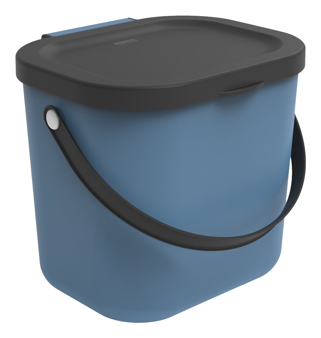 Rotho Recyclingbox Albula – 55 l – Kunststoff, rechteckig – Horizon Blau