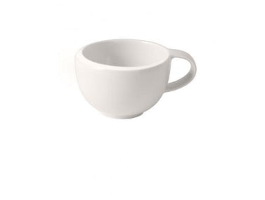 Villeroy & Boch New Moon Espressotasse – 0,10 l, Porzellan, Weiss, Henkel, spülmaschinenfest, mikrowellenfest