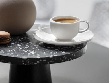Villeroy & Boch New Moon Espressotasse – 0,10 l, Porzellan, Weiss, Henkel, spülmaschinenfest, mikrowellenfest