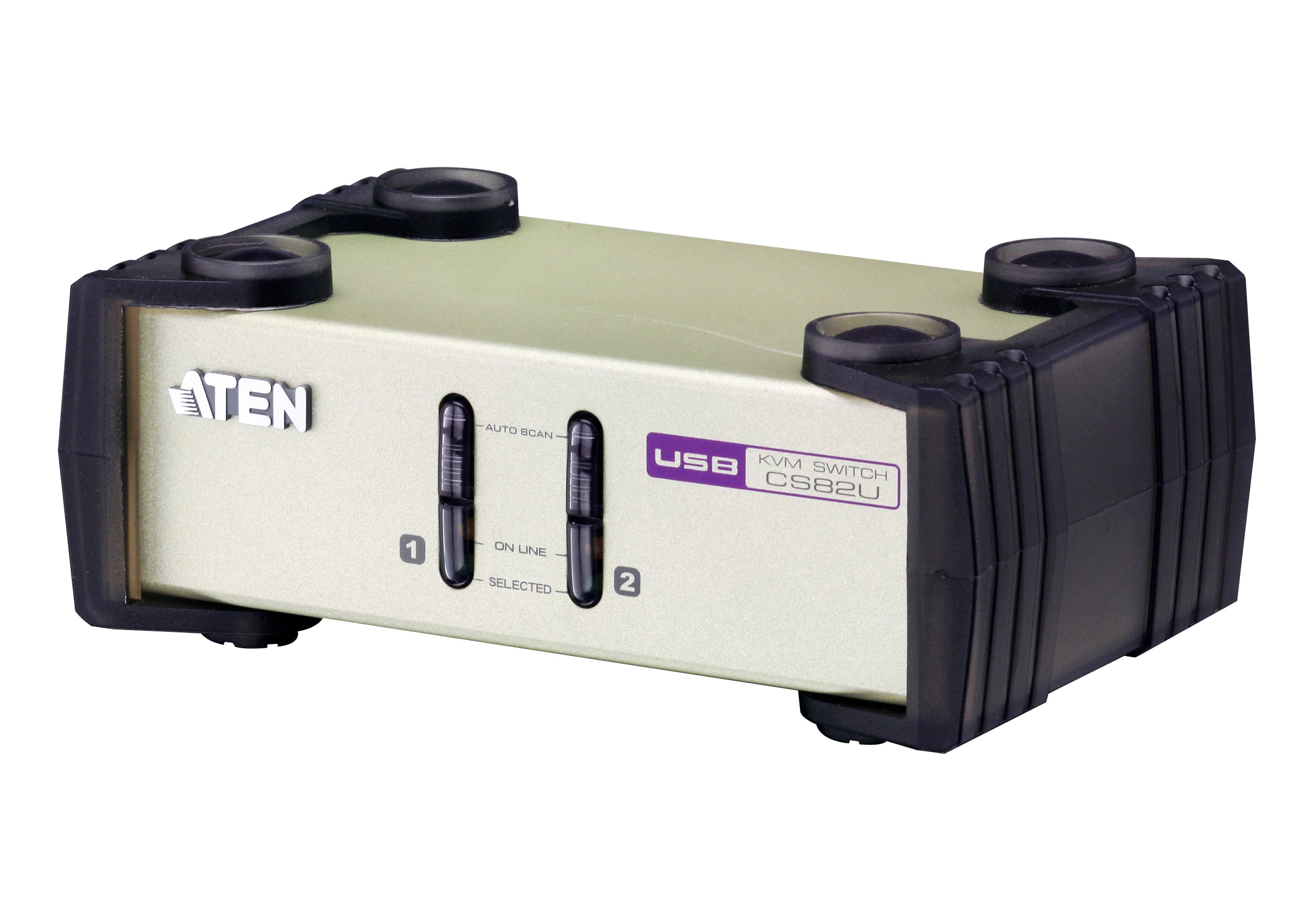 ATEN CS82U – KVM-Switch 2×1, VGA/USB 2.0/PS/2, 2048 × 1536