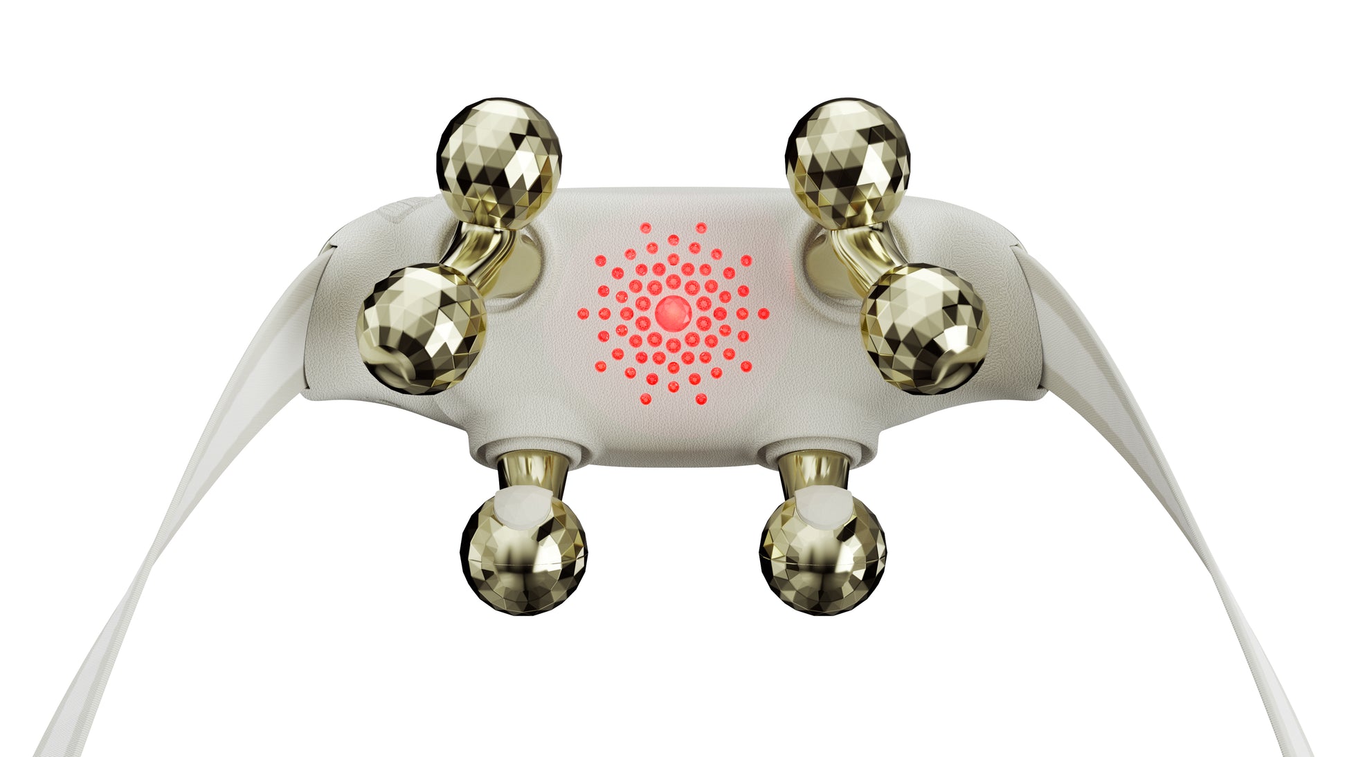 SKG Schulter- und Nackenmassagegerät H7 Ultra-E – Rollenmassage, mit Wärmefunktion – Akku – Gold