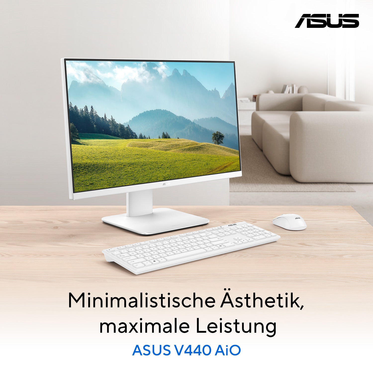 Asus All-in-One – 23,8" Full HD, Intel Core i3-1315U, 8 GB RAM, 512 GB SSD, Windows 11 Home