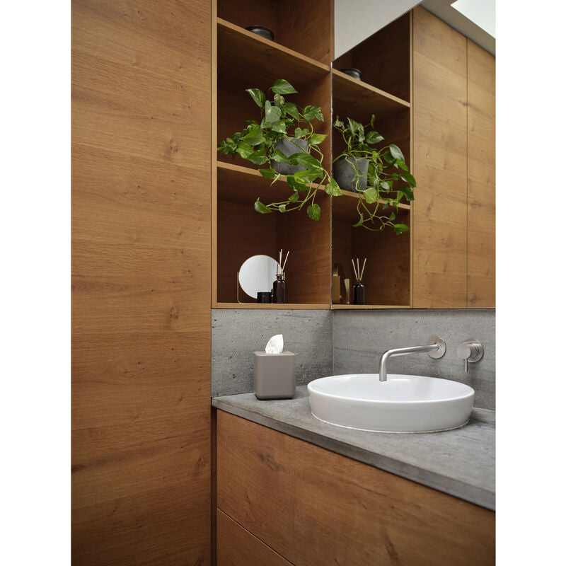 Zone Denmark Kosmetiktuchbox Ume – 13×13×15,1 cm, ABS, Taupe