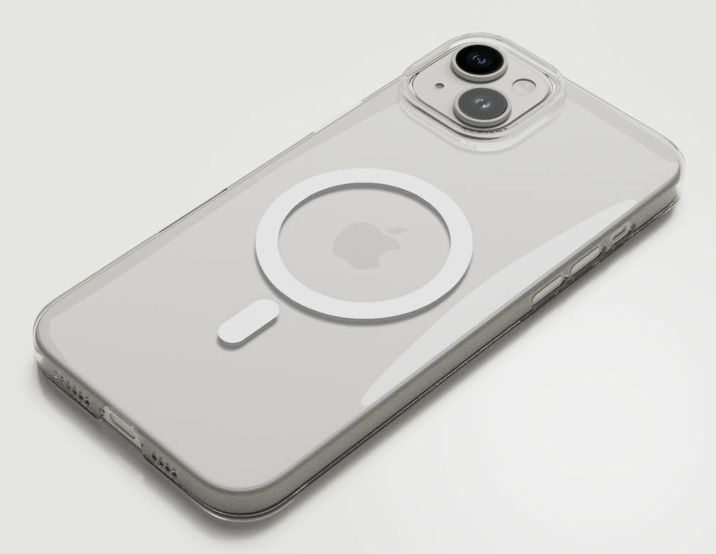 Nudient – Backcover – für Apple iPhone 15 Plus – transparent – MagSafe-kompatibel