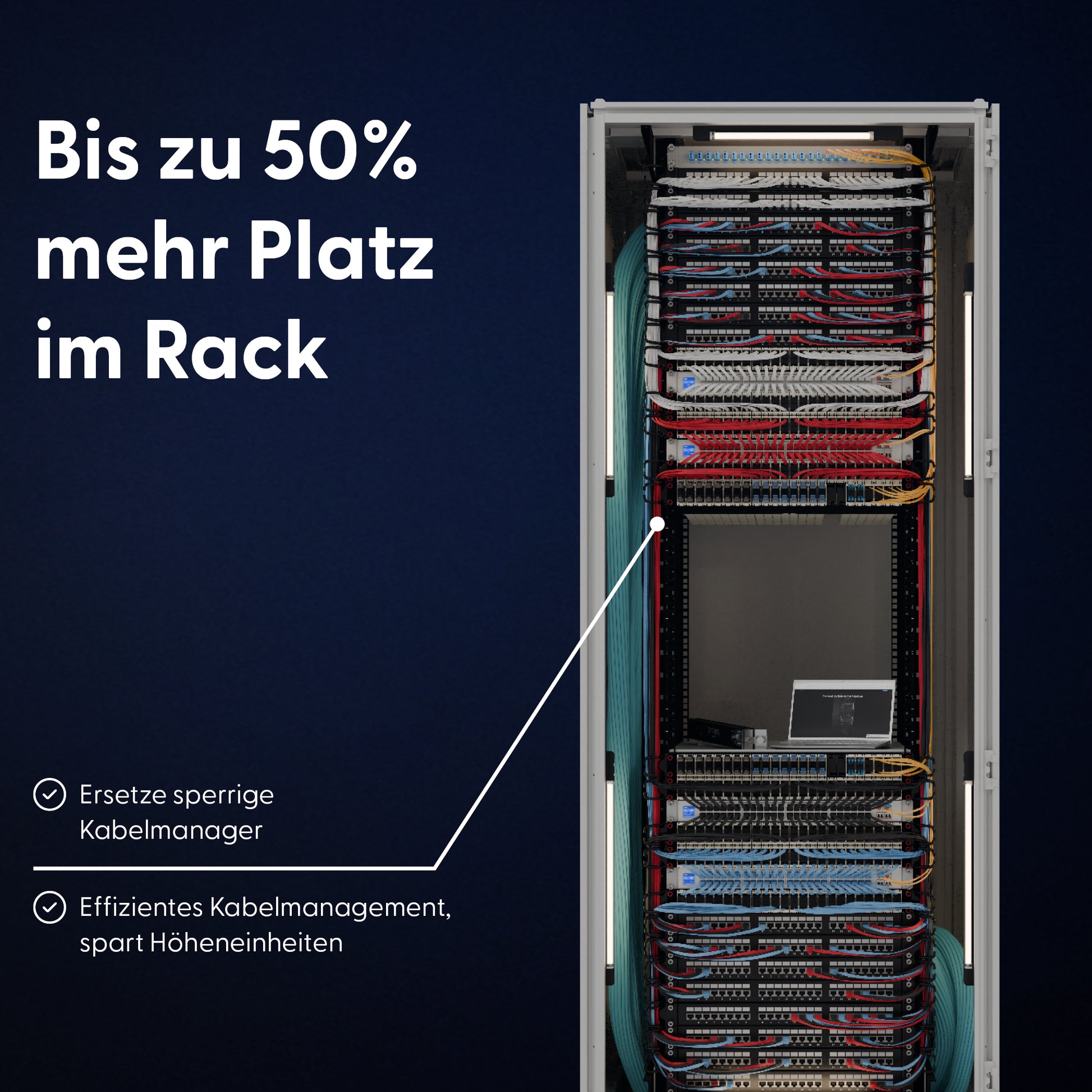 Patchbox 30RU Netzwerkkabel – Gelb, Geschirmt