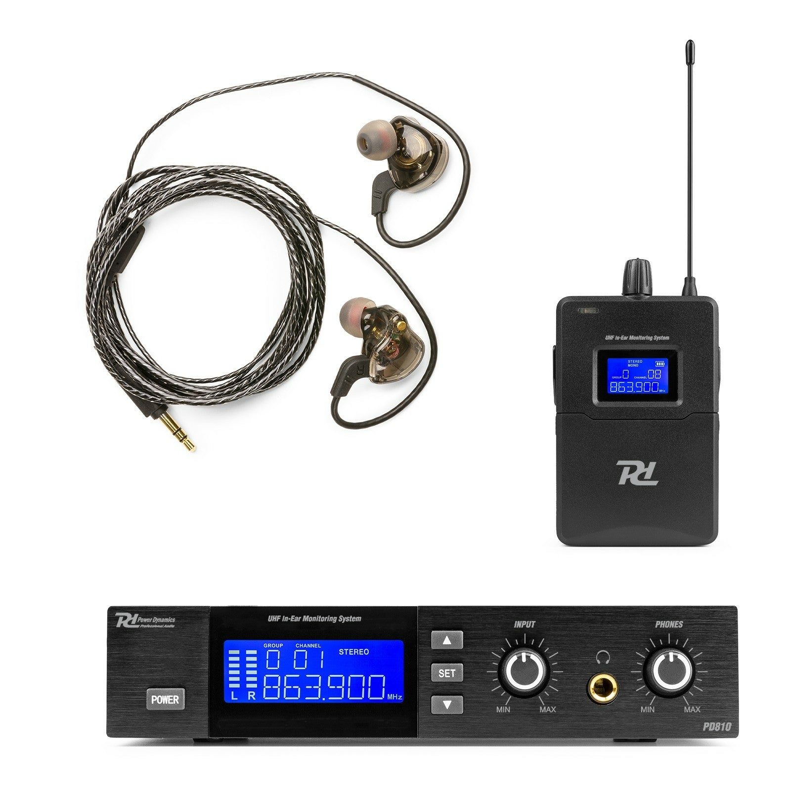 Power Dynamics PD810 – Kopfhörerverstärker (DAC), 105 dB