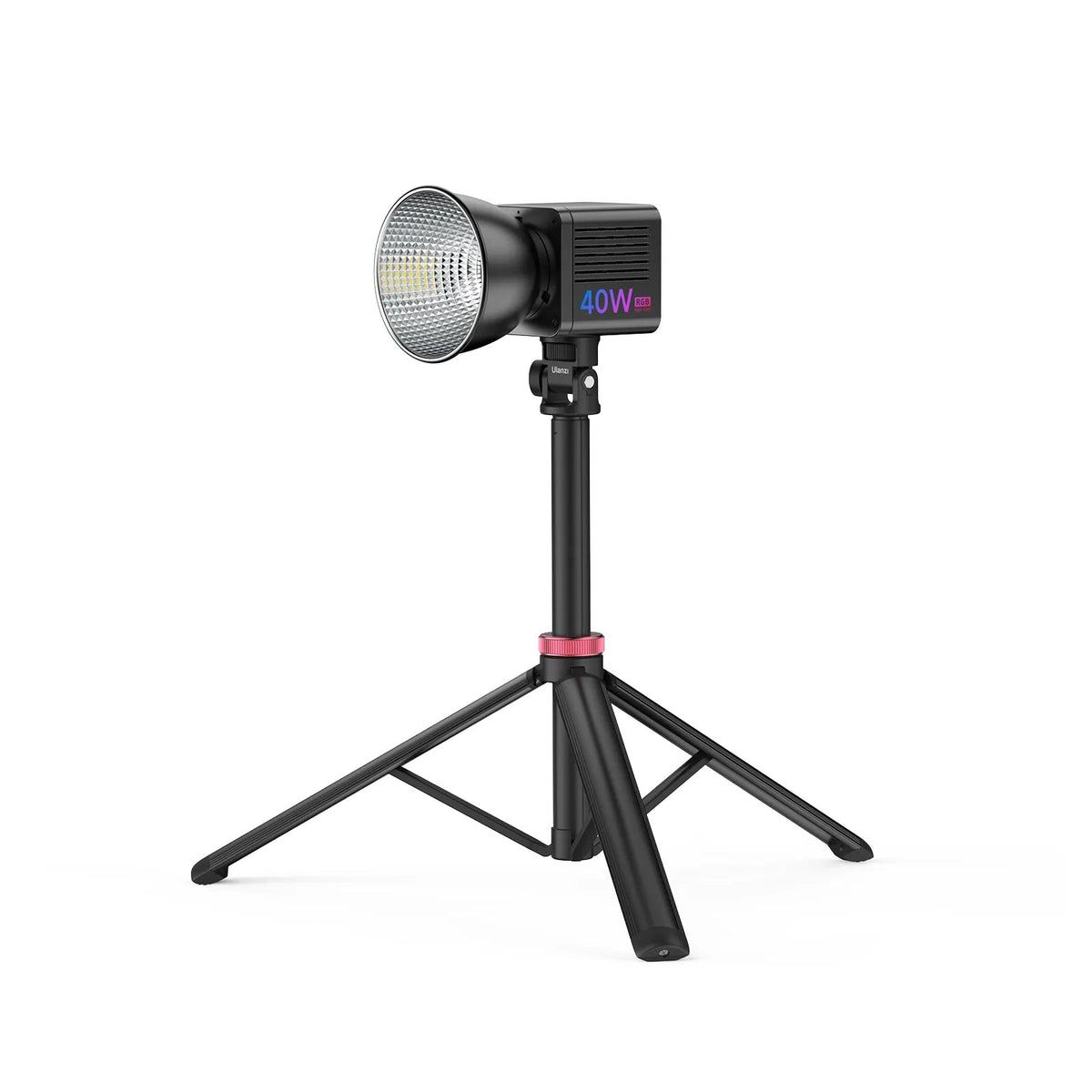 Ulanzi 40WRGB Videolicht – COB LED RGB, 50 W, 2500–6500 K, 9100 Lux – Akku 50,3 Wh – Schwarz