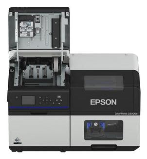 Epson ColorWorks C8000E – Farbetikettendrucker, Tintenstrahl, 25,4–112 mm, 600 × 1200 dpi, USB, WLAN, LAN