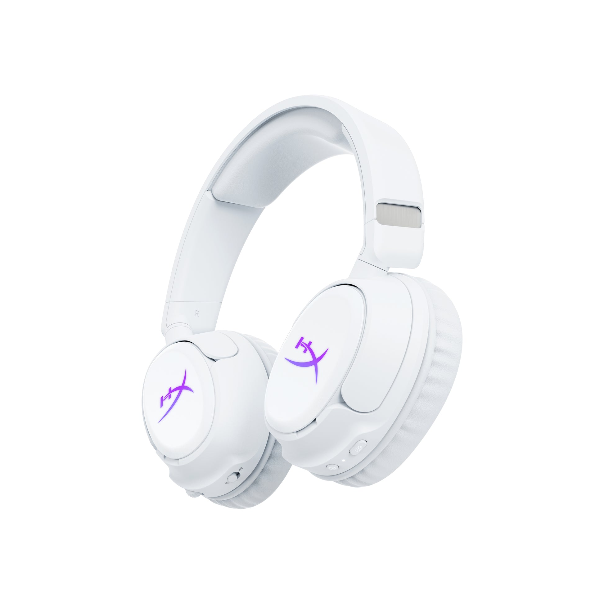 HyperX Cloud Flight 2 Gaming-Headset – Over-Ear, Stereo, BT, ANC, mit USB-A-Dongle, Weiss, BT 5.3