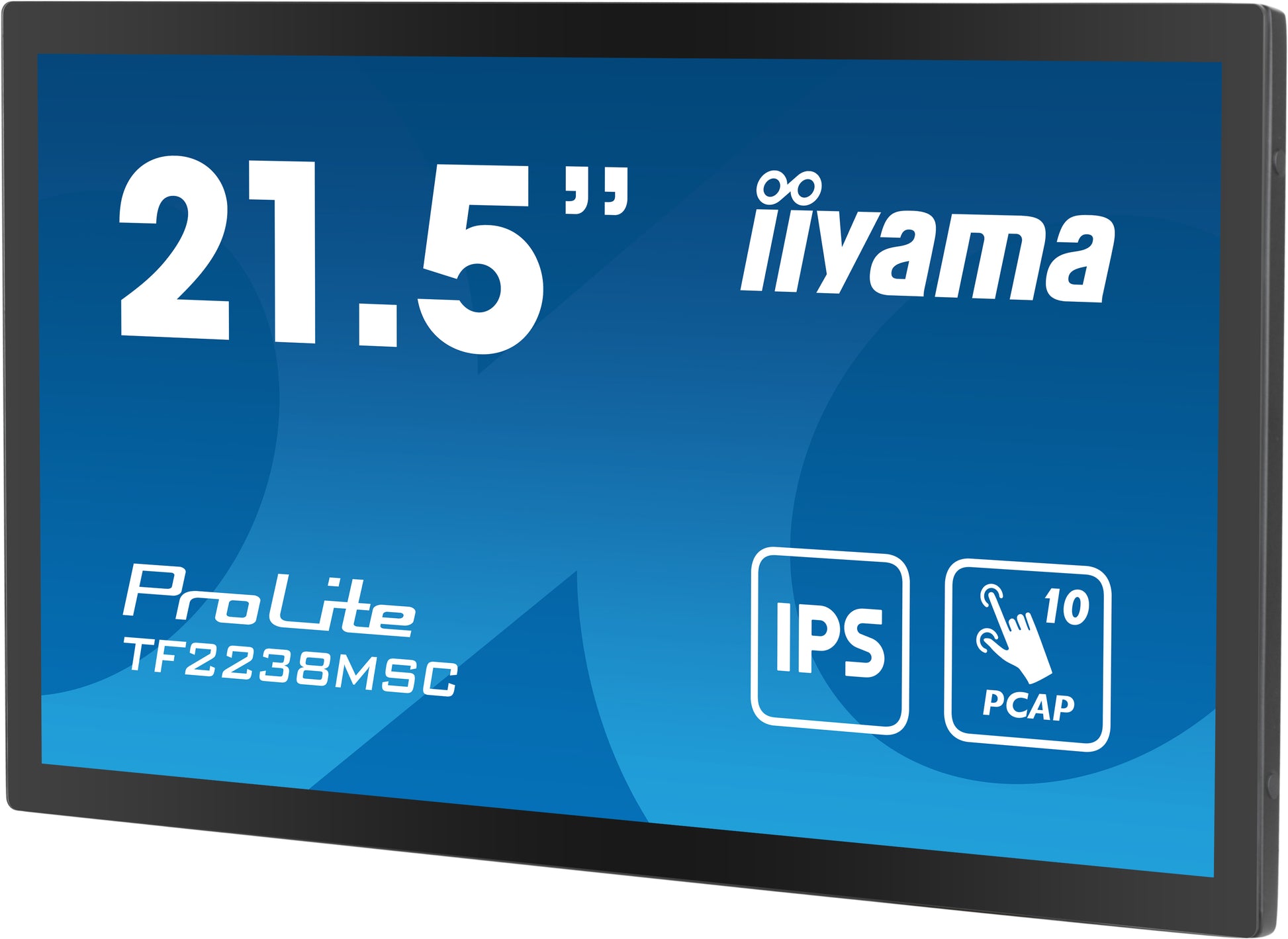 iiyama TF2238MSC-B1 – Touch-Monitor 21,0" – 1920 × 1080 (Full HD), IPS, PCAP 10-Punkt, HDMI/DP