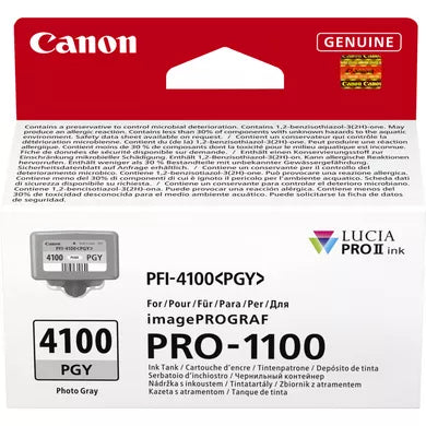 Canon Tintenpatrone – PFI-4100, Foto Grau, LUCIA PRO II