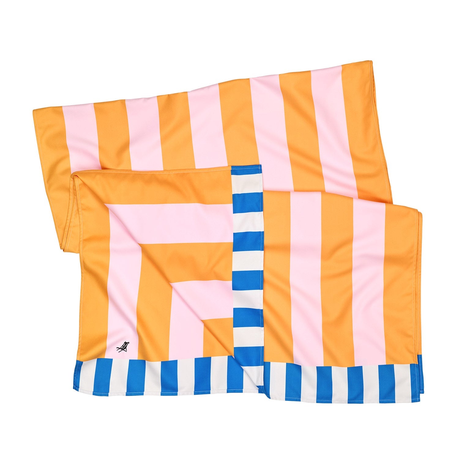 Dock & Bay Strandtuch DES Mellow Yellow – 90 × 200 cm, Orange, Polyamid/Polyester