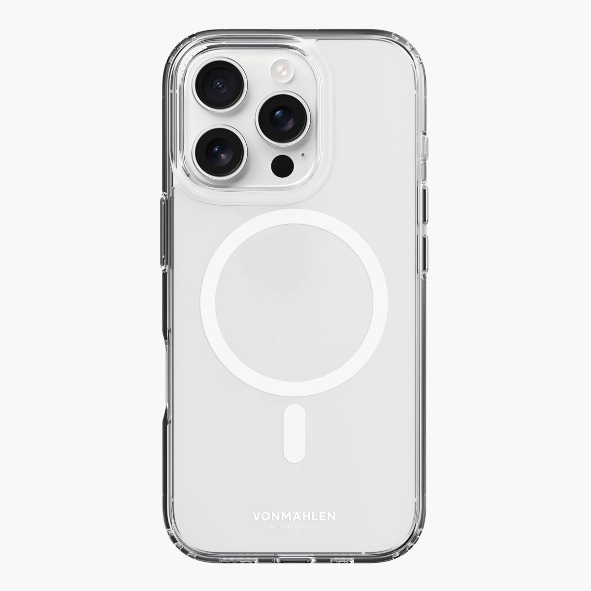 Vonmählen Backcover – für Apple iPhone 16 Pro Max, MagSafe, Kunststoff, Transparent