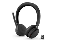 Lenovo 6550 – Duo Headset – Bluetooth, USB‑A – ANC – Schwarz – für Microsoft Teams – bis 60 h