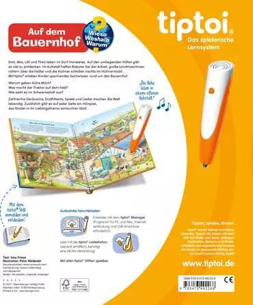 Ravensburger Buch – tiptoi WWW Bauernhof, Hardcover, 16 Seiten, Deutsch, ab 4 Jahren