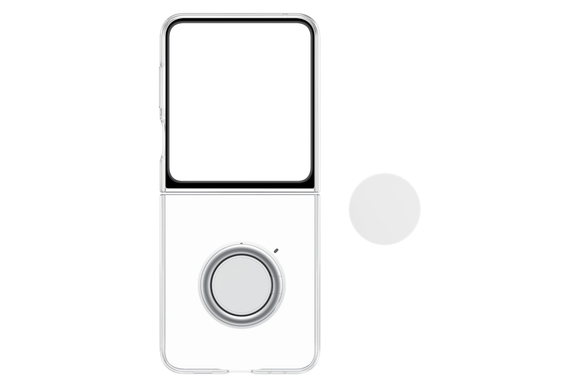 Samsung Booklet-Hülle – für Samsung Galaxy Z Flip5 – transparent