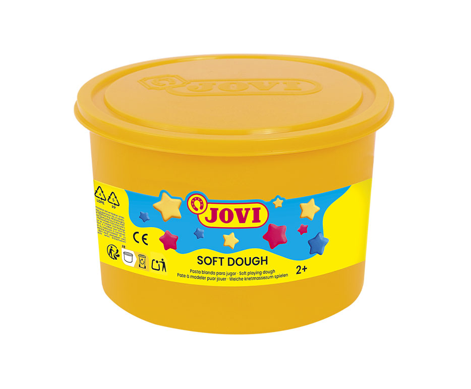 Jovi Knete (weichbleibend), Soft Dough, Mehrfarbig, 6 Dosen