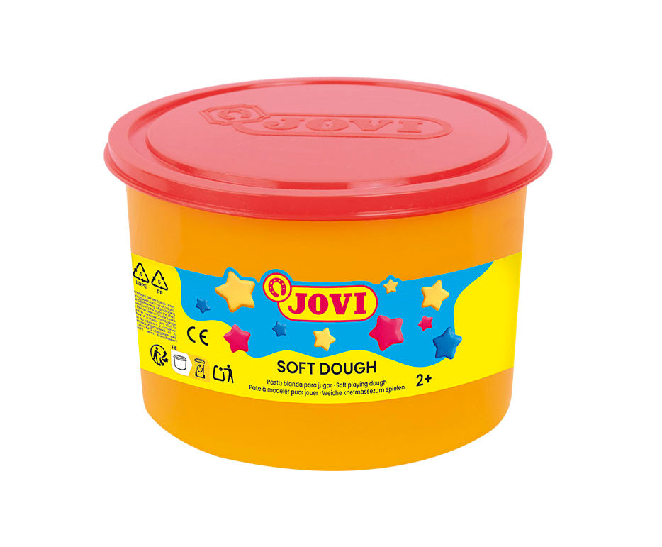 Jovi Knete (weichbleibend), Soft Dough, Mehrfarbig, 6 Dosen