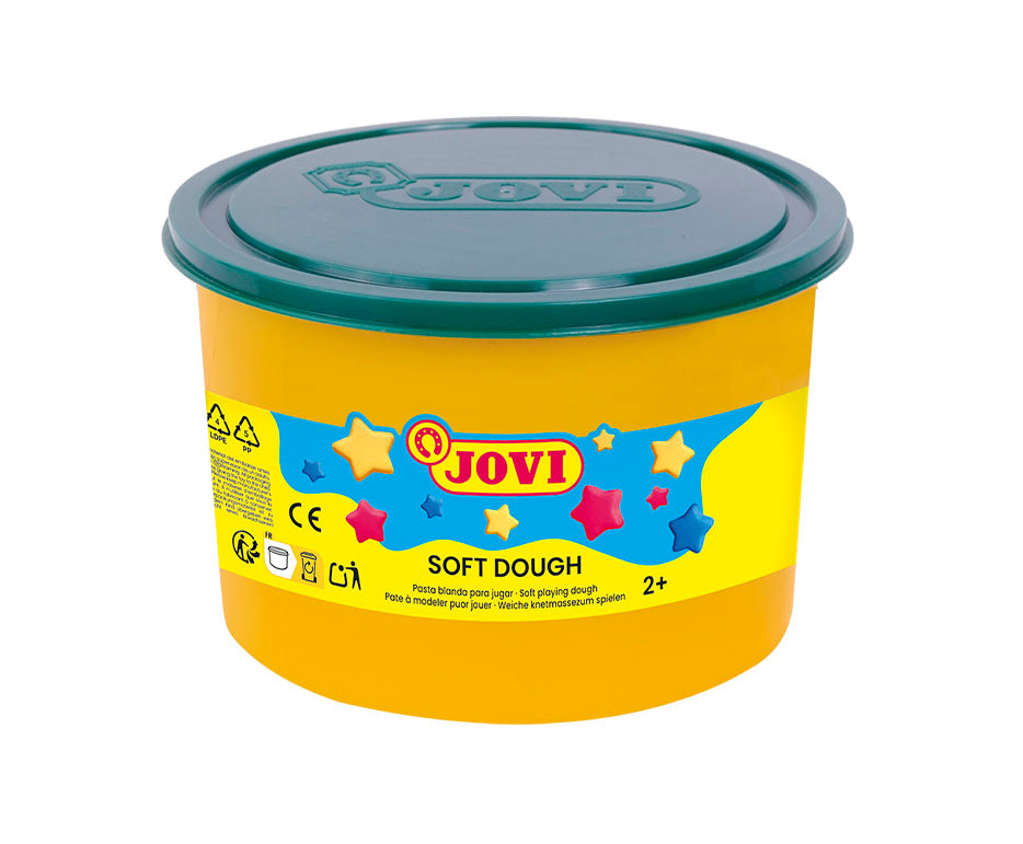 Jovi Knete (weichbleibend), Soft Dough, Mehrfarbig, 6 Dosen
