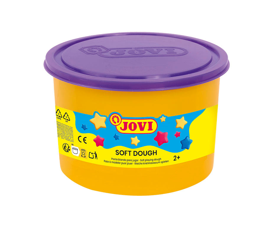 Jovi Knete (weichbleibend), Soft Dough, Mehrfarbig, 6 Dosen