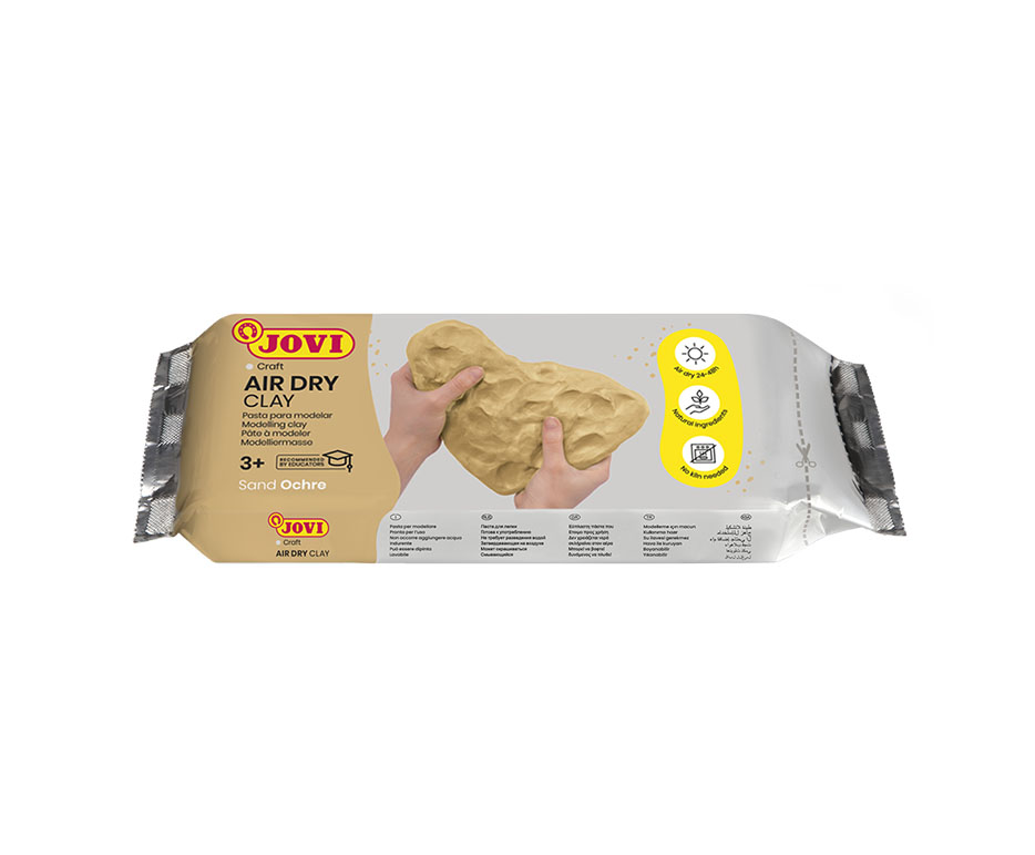 Jovi Modelliermasse, Lufttrocknend, Ocker, 250 g, 1 Stk.