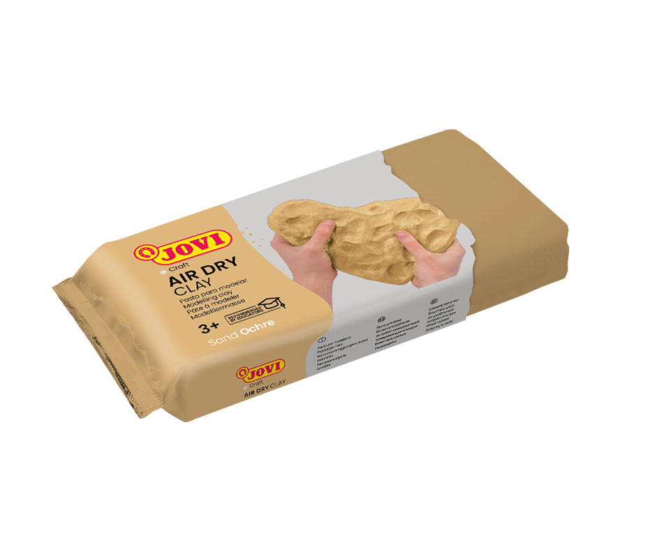 Jovi Modelliermasse, Lufttrocknend, Ocker, 250 g, 1 Stk.