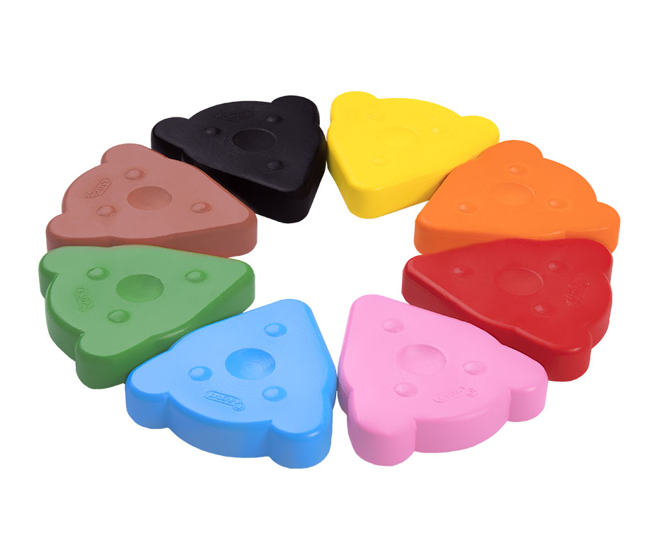 Jovi My First Crayon Wachsmalkreiden – 8 Farben, ergonomisch, Karton