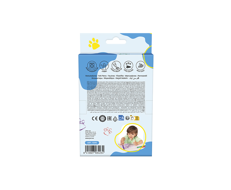 Jovi My First Filzstifte – 6 Farben