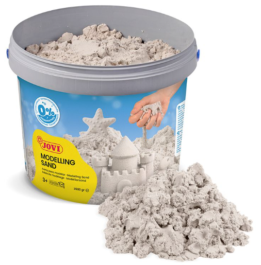 Jovi Kinetischer Modelliersand (weichbleibend), Sand, 24 × 19 × 24 cm, 3,5 kg