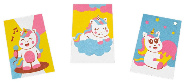Jovi Play&fun – Sandmalen-Set – Einhorn – Ungiftig